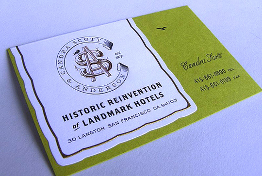 Historic Reinvention of Landmark Hotels' Business Card
