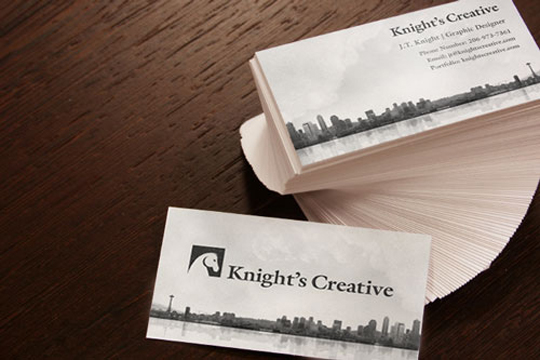 Knights Creative's Simple Business Card