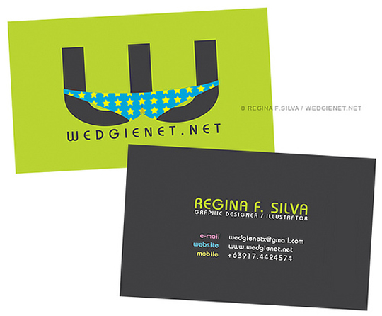 Wedgienet.net's Funny Business Card