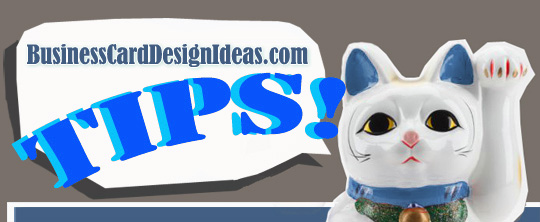 Business Card Layout Tips 