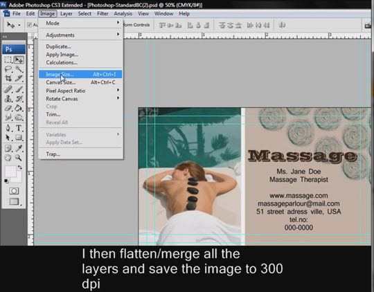 How to make your own business card in Adobe Photoshop