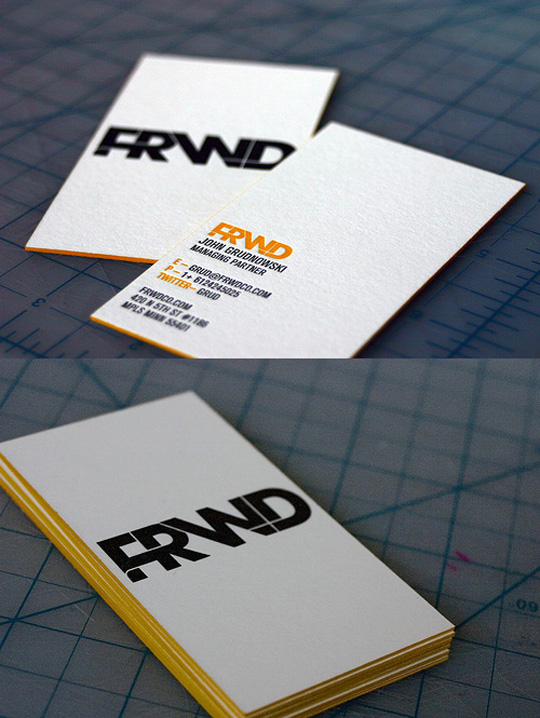 FRWD's Advertising Business Card