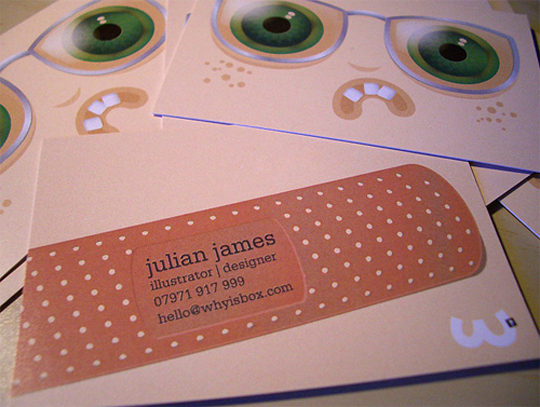 Julian James' Graphic Design Business Card