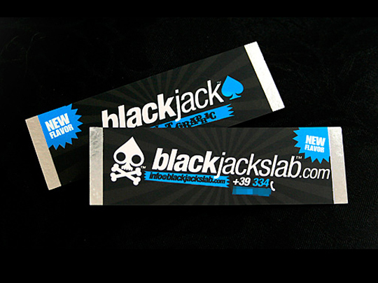 Black Jack Slab's Unique Business Card