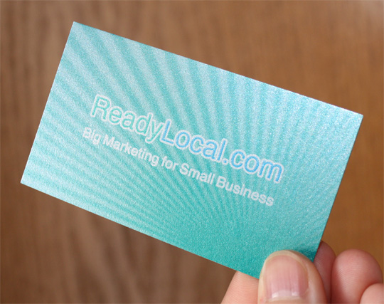 Textured Business Card by ReadyLocal.com