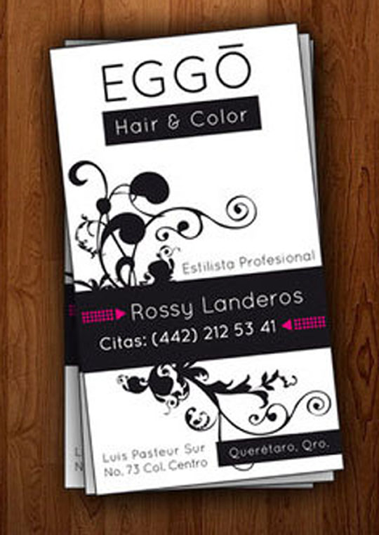 EGGO's Beauty Business Card