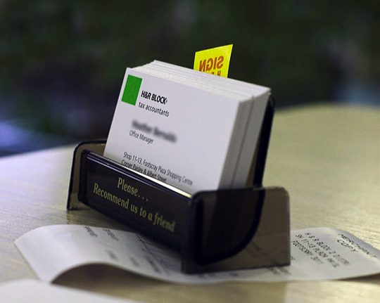A Boring Accountant's Business Card