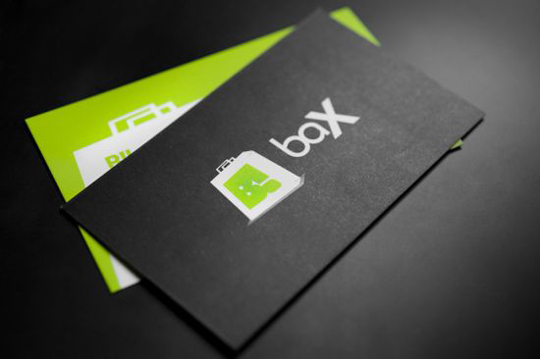 Bax's Minimalist Business Card