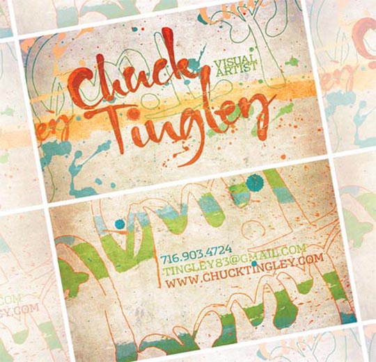 Chuck Tingley's Designer Business Card
