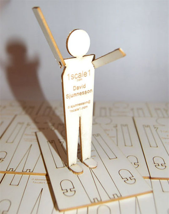 David Sjunnesson's Unique Business Card