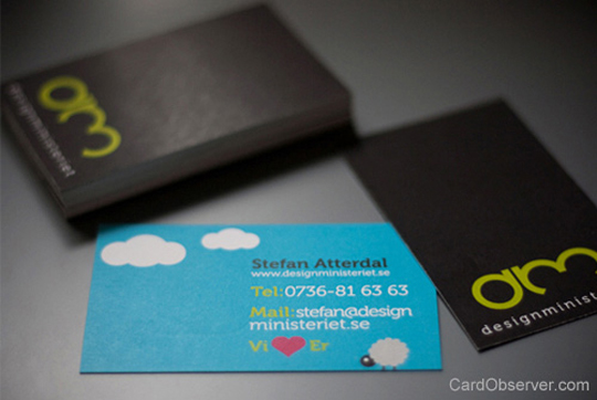 Designministeriet's Double-Sided Business Card
