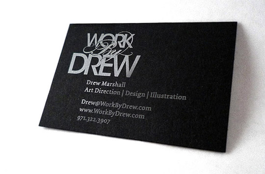 Drew Marshall's Simple Business Card