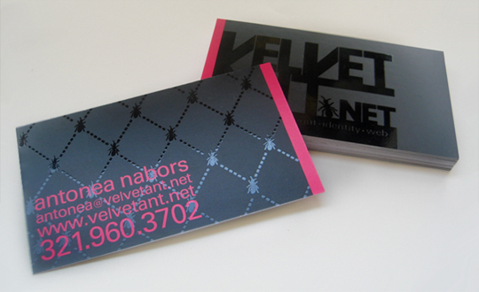 Velvet Ant.net's Cool Business Card