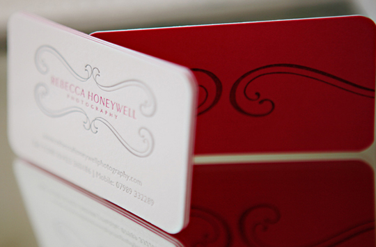 Rebecca Honeywell's Photography Business Card