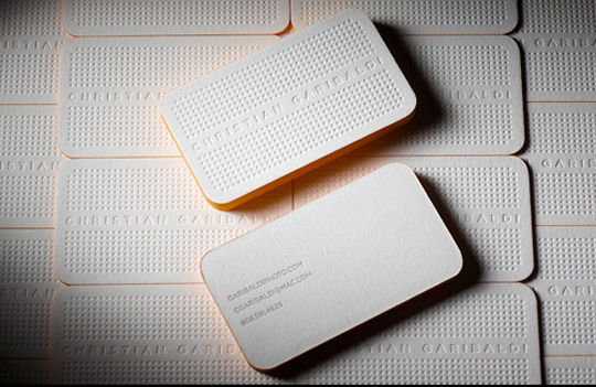 Christian Garibaldi's Photography Business Card