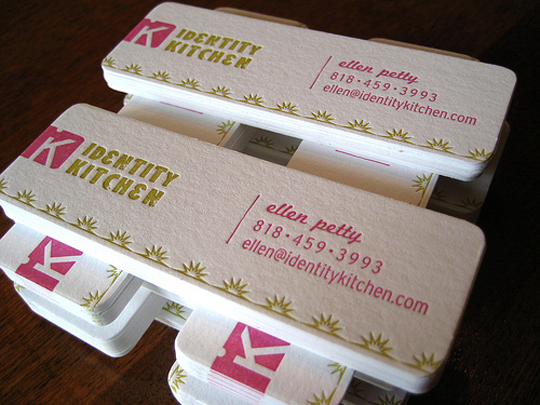 Identity Kitchen's Advertising Business Card 