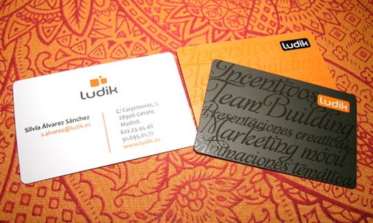Ludik's Advertising Business Card