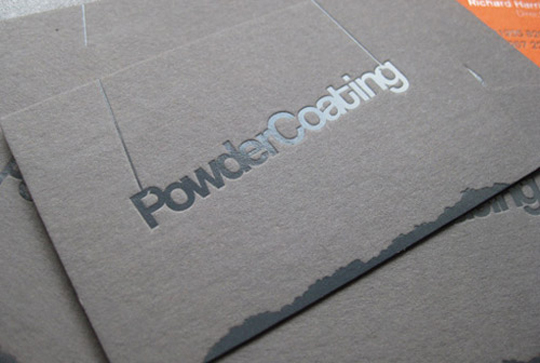 Powder Coating's Creative Business Card