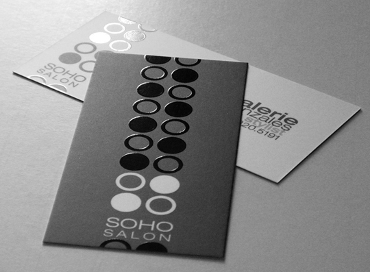 SOHO Salon's Beauty Business Card
