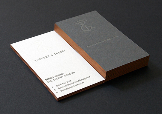 Thought and Theory's Advertising Business Card