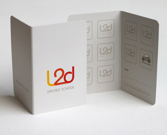 L2D's Folding Business Card