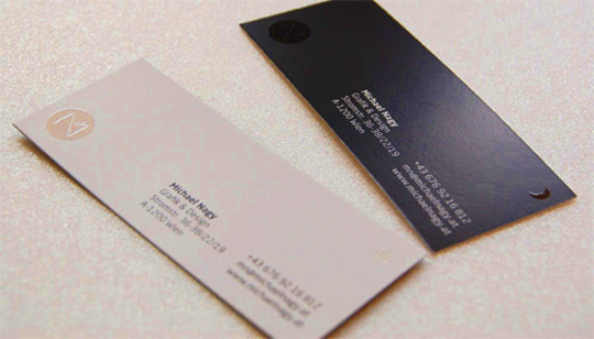 Michael Nagy's Designer Business Card
