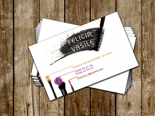 Felicia Vasile's Beauty Business Card