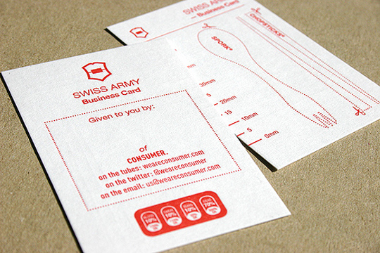 Consumer's Creative Business Card