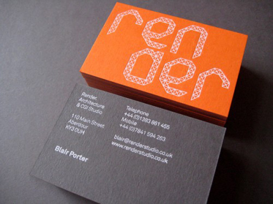 Render's Cool Business Card