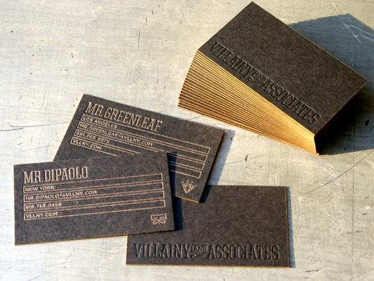 Villainy and Associates' Cool Business Card
