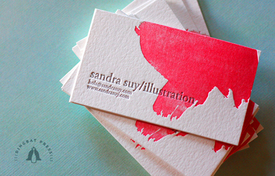 Sandra Suy's Simple Business Card