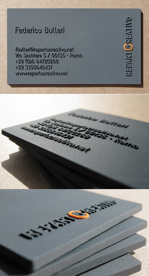 Reparto Creativo's High Quality Business Card