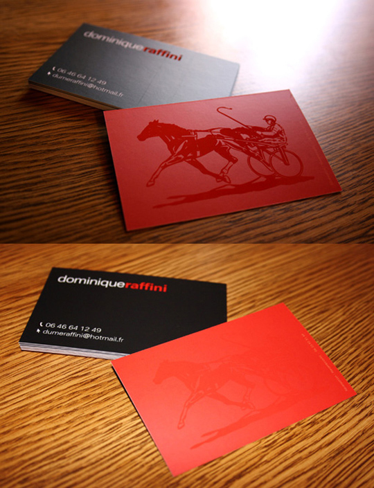 Dominique Raffini's Textured Business Card