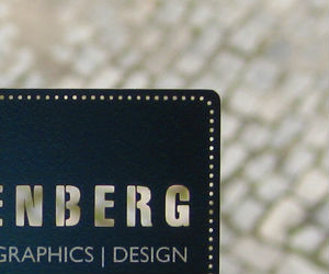 Mr. Adam Rosenberg's Cool Laser Cut Business Card
