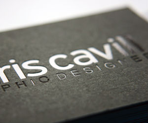 Chris Cavil's Minimalist Business Card
