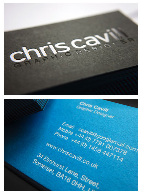 Chris Cavil's Minimalist Business Card