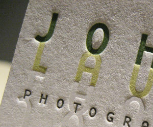 John Lauren's Minimalist Business Card