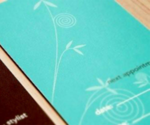 Bliss Salon & Spa's Appointment Business Card