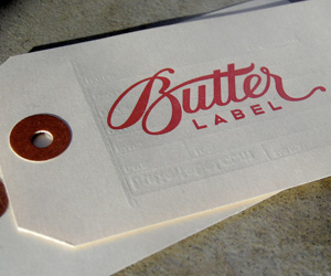 Butter Label's Unique Business Card