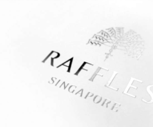 Raffles Resort's Luxurious Business Card