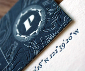 Periscope Creative's Textured Business Card