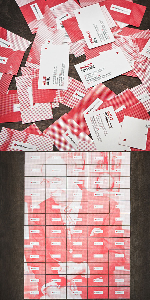Red Square Agency Business Cards