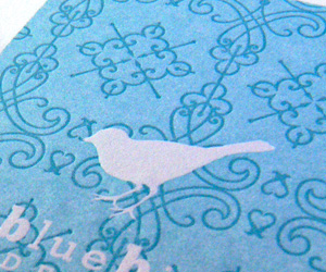 Bluebird Designs LetterPress BusinessCard