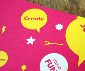 Rhythm Kitchen's Fun Business Card