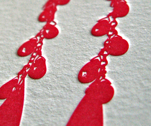 Totally Rocks Cute Letterpress Business Card