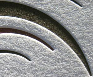 LetterPress Printed Business Card