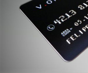 V.Oid Architects Unique Business Card