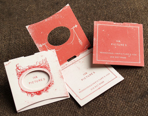 Iva Pictures Folded Business Card