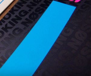 No SMK's Embossed Business Card