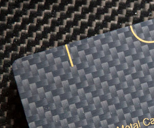 Carbon Fiber Business Cards by Pure Metal Cards